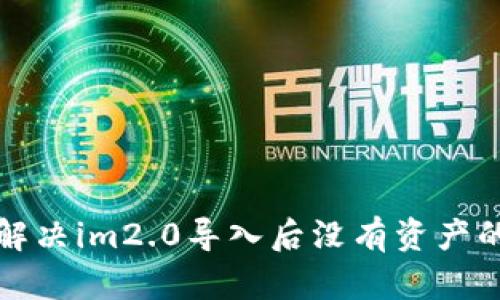 如何解决im2.0导入后没有资产的问题